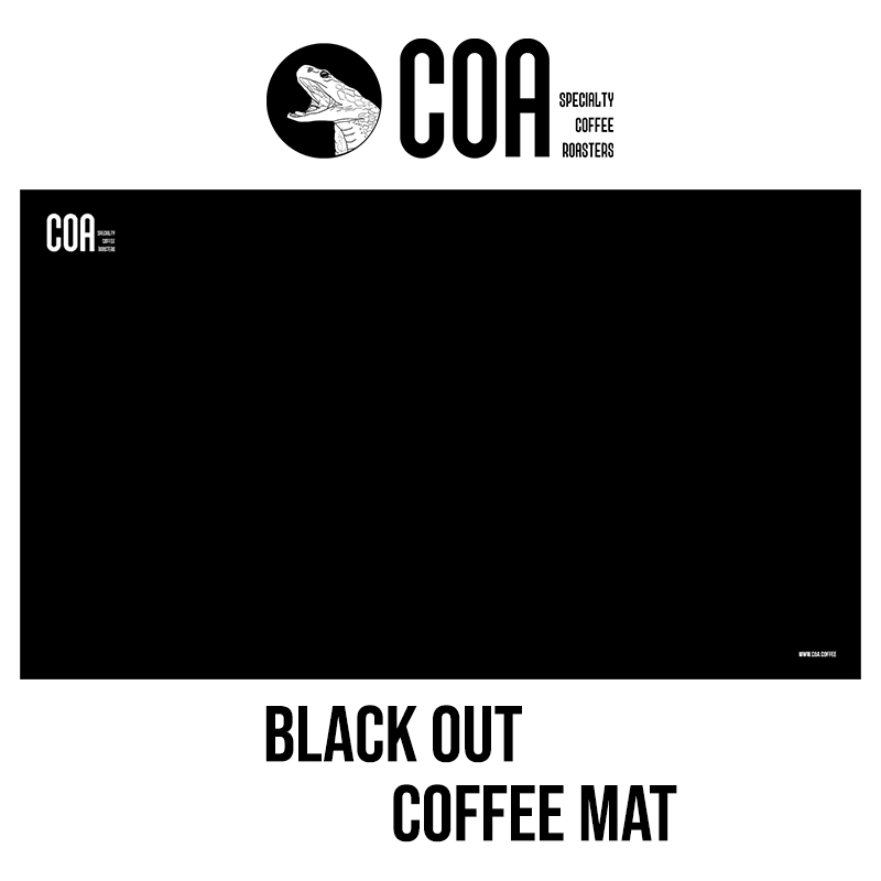 COA BLACK OUT COFFEE MAT